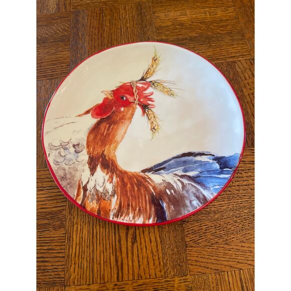 Pier 1 farm animal plates (2) - Picture 2 of 4